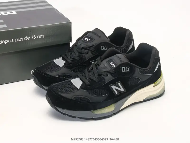 JJJJound x New Balance 新百伦NB Made in USA M992系列美产血统经典复古休闲运动百搭老爹跑步鞋 #鞋款在配色 M992GR #14877645664023
